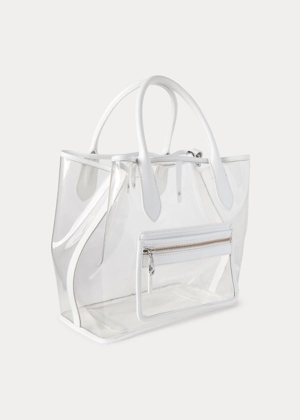 Sacolas Polo Ralph Lauren Clear Medium Bellport Mulher 07698-GPBY